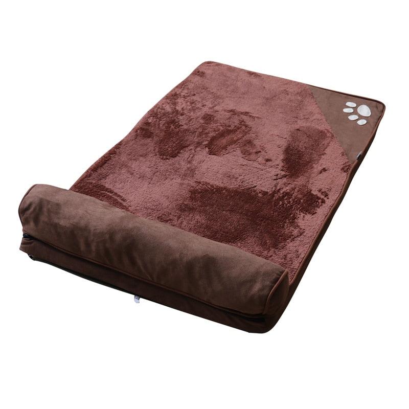 Large Dogs House Sofa Kennel Square Pillow Husky Labrador Teddy Large Dogs Cat House Beds Mat (D74)(6W3)(4W3)
