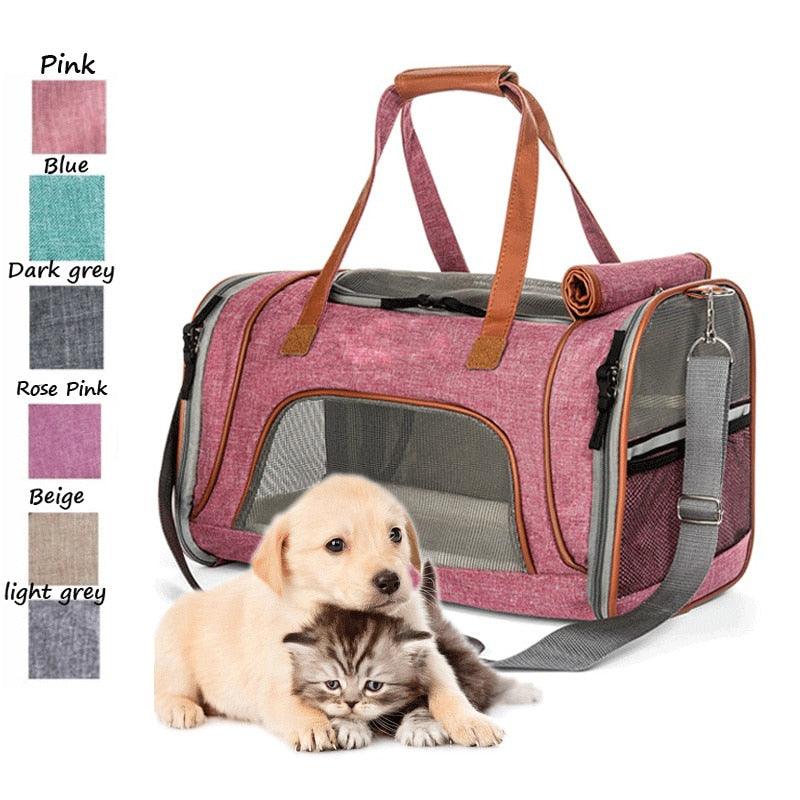 Great Pet Carrier Portable Backpack - Airline Approved Soft Sided Breathable Cat and Dong Carrier (D79)(5LT1)