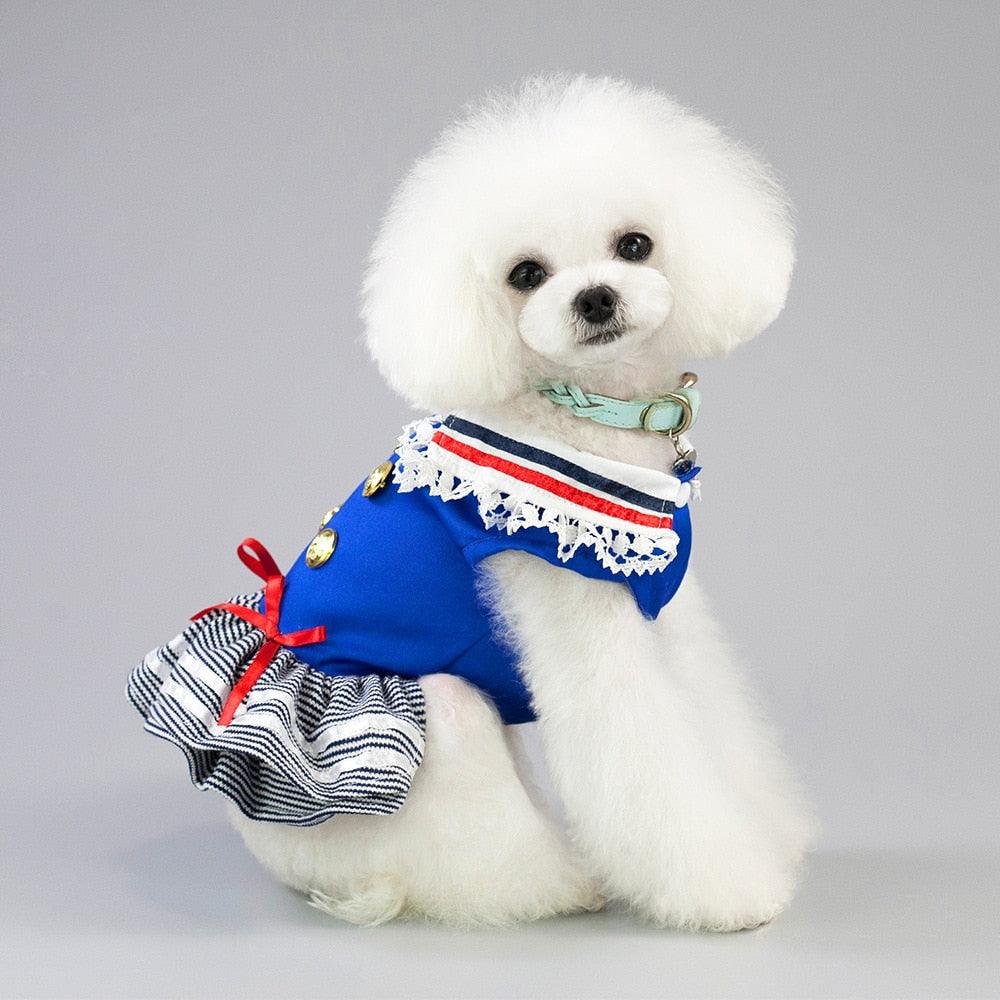 Dog Clothes -Small Dogs Dress - Handsome Princess Dress Dog Clothes -Small Dogs Dress - Handsome Princess Dress