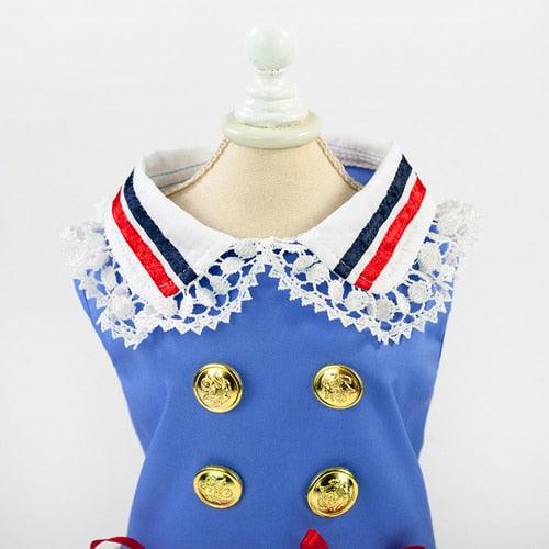Dog Clothes -Small Dogs Dress - Handsome Princess Dress - Spring Summer Dresses (W3)(F69)
