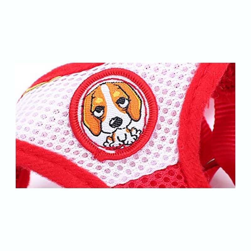Dog Harness Vest For Small Dogs - Breathable Mesh Cloth With Retractable Dog Leash For Medium Dogs (3W1)