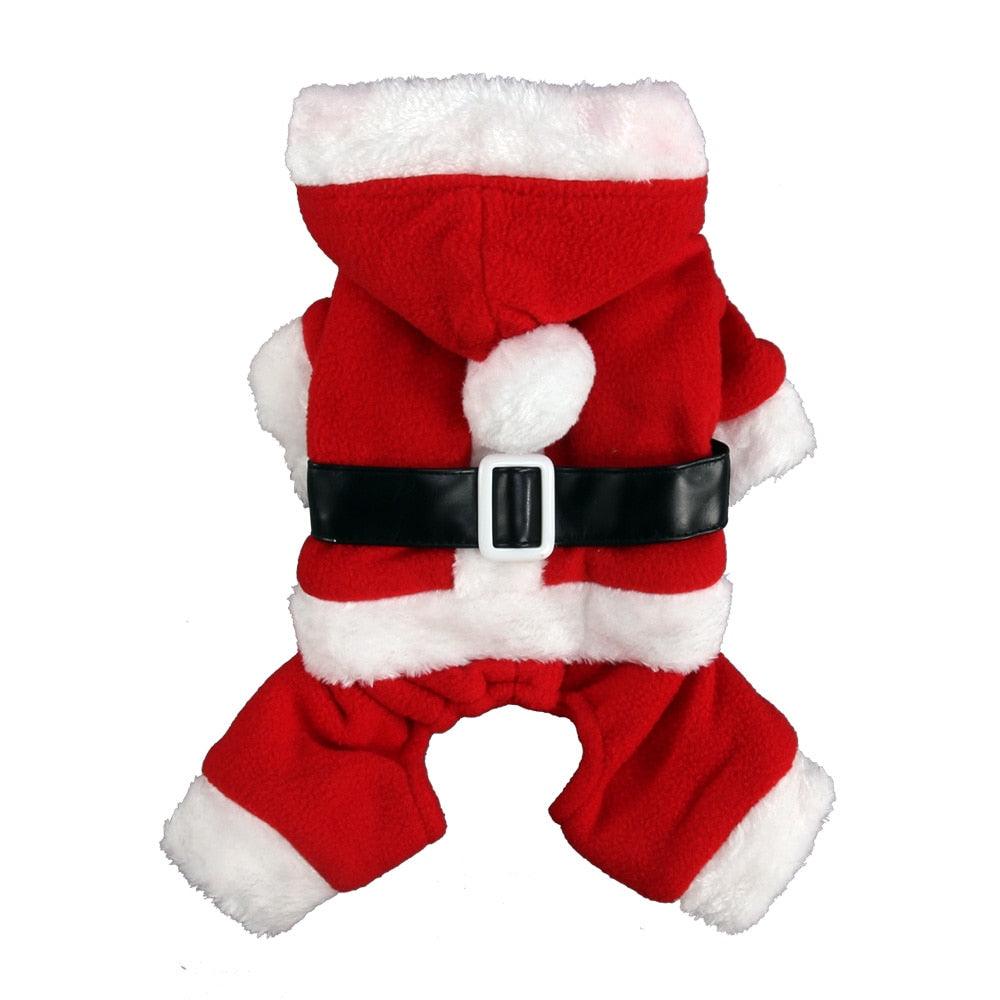 Dog Jumpsuit - Warm Dog Clothes Winter Pet Outfit Christmas Dog Costume (W5)(W7)(W4)