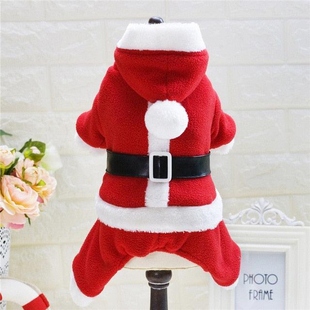 Dog Jumpsuit - Warm Dog Clothes Winter Pet Outfit Christmas Dog Costume (W5)(W7)(W4)