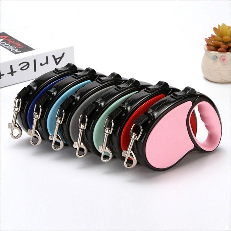 Dog Leash Nylon Retractable Puppy Leads - Rope Automatic Extendable Leashes Outdoor Walking Running (1U75)(1U70)
