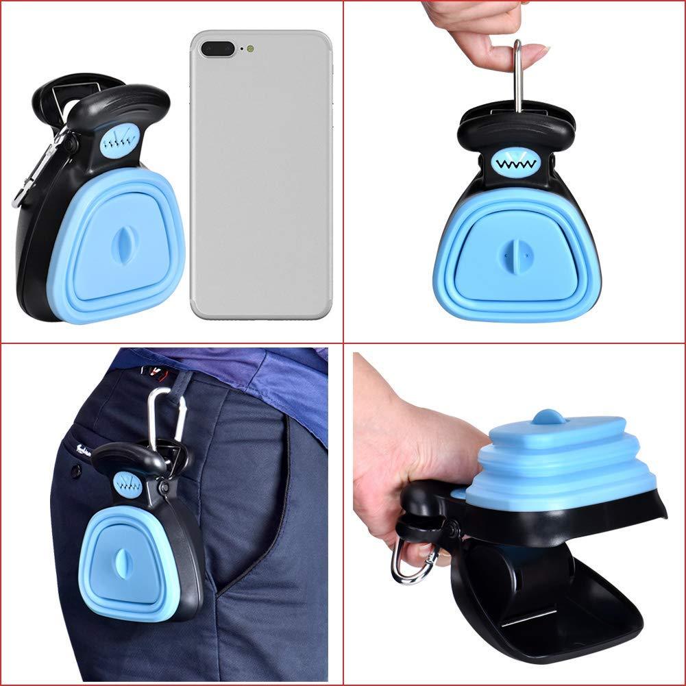 Dog Poop Bag - Dispenser Travel Foldable Pooper Scooper Poop Scoop Clean Pick Up Animal Waste Products (2U70) (2U75)