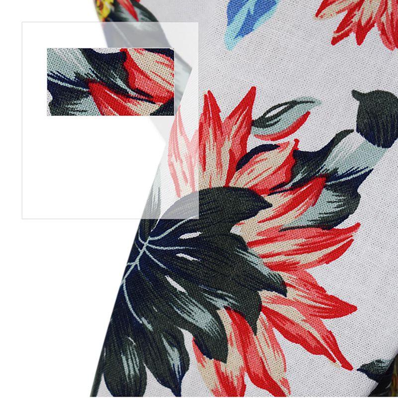 Dog Printed Shirt - Summer Clothes Dog Hawaiian Style Short Clothing - Thin Sleeves Costume Cute Pet Clothes (2U69)