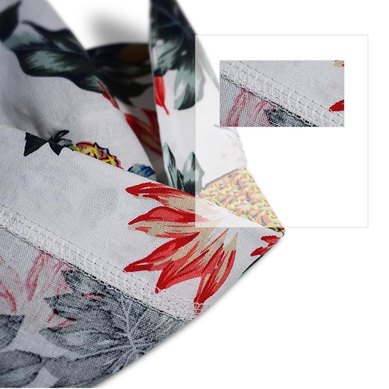 Dog Printed Shirt - Summer Clothes Dog Hawaiian Style Short Clothing - Thin Sleeves Costume Cute Pet Clothes (2U69)