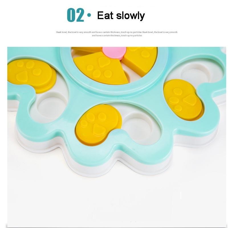 Dog Toy Puzzle Educational Training Treat Toys - Dog Interactive Puzzle Dispenser Slow Dog Feeder (1W3)(7W1)(F73)