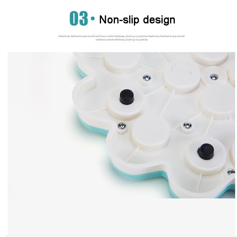 Dog Toy Puzzle Educational Training Treat Toys - Dog Interactive Puzzle Dispenser Slow Dog Feeder (1W3)(7W1)(F73)