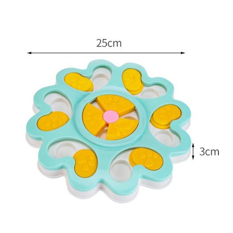 Dog Toy Puzzle Educational Training Treat Toys - Dog Interactive Puzzle Dispenser Slow Dog Feeder (1W3)(7W1)(F73)
