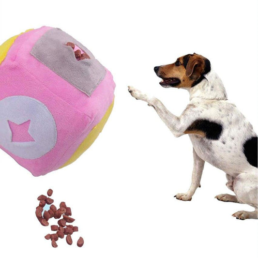 Dog Toys Interactive Sniffing Ball Toy - Funny Pet Shaking Training Toys - Food Container Puppy Cat Slow Feed (1U73)