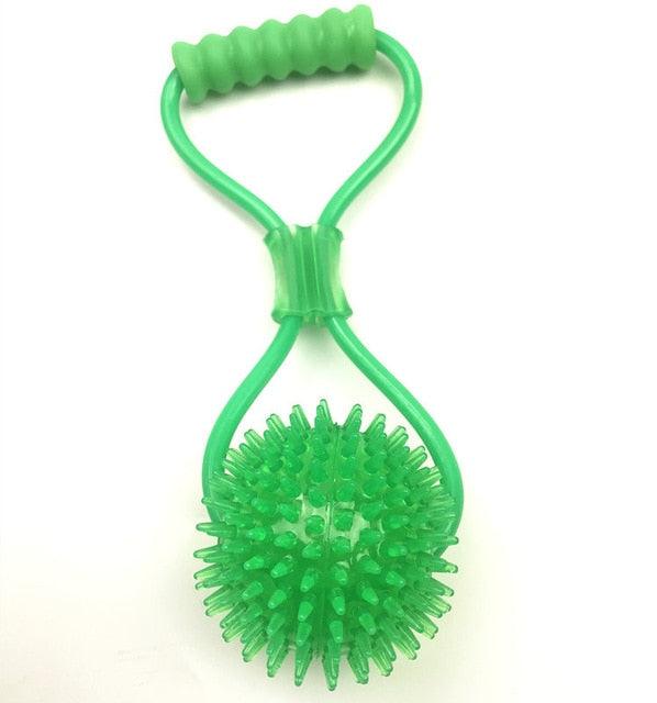 Dog Toys With Suction Cup - Dog Push Toy With Ball - Pet Tooth Cleaning Chewing Rubber Dog Toys (1U73)