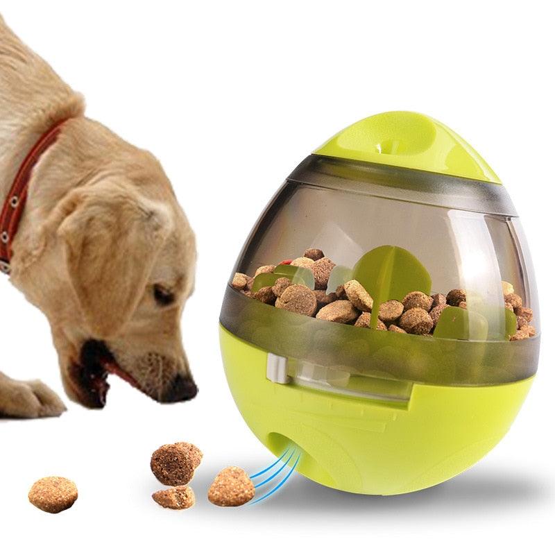 Dog Treat Ball Toy - Pet Increases IQ Interactive Tumbler Leakage Food Dispenser Puzzle Toys - Slow Feeder (7W1)(3W3)(F71)