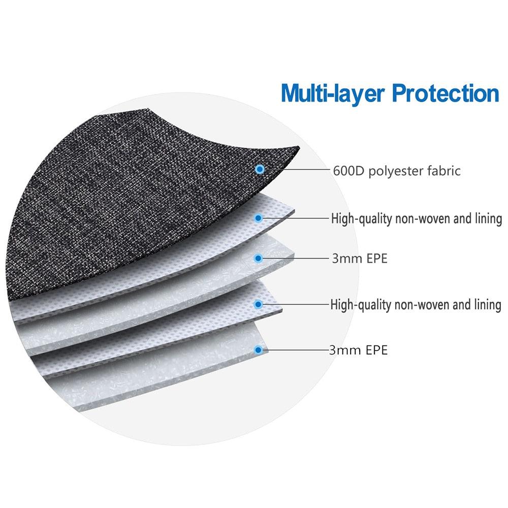 Great Mutil-use Laptop Sleeve With Handle For 10" 13" 14" 15.6" 17" Inch Notebook Computer Bag Enough Space Laptop Bag (D52)(CA4)