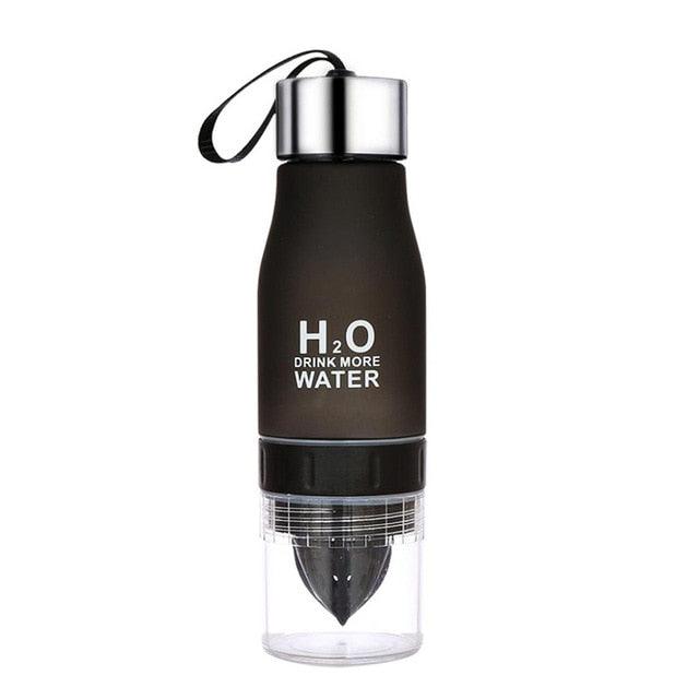 New Xmas Gift 650ml Water Bottle Plastic Fruit Infusion Bottle Infuser Drink Outdoor Sports (FHB)(1AK1)(F61)