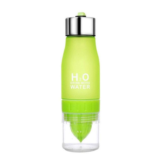 New Xmas Gift 650ml Water Bottle Plastic Fruit Infusion Bottle Infuser Drink Outdoor Sports (FHB)(1AK1)(F61)