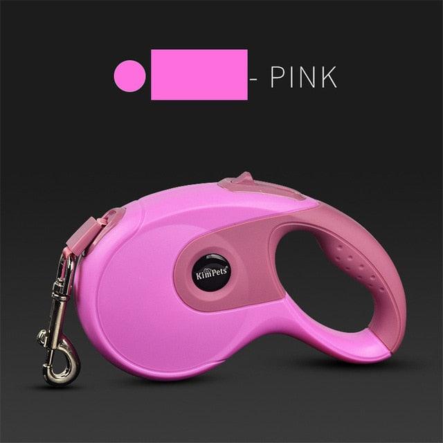 Durable Dog Leash Automatic Retractable Nylon Dog Leash - Extending Puppy Walking Running Leads (2U70) (2U75)