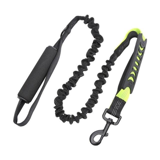 Durable Pet Dog Leash Tactical Bungee 2 Handle Quick Release Cat Dog Pet Leash - Elastic Leads Rope Military Dog Training Leash (2U70)
