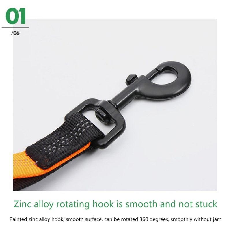 Durable Pet Dog Leash Tactical Bungee 2 Handle Quick Release Cat Dog Pet Leash - Elastic Leads Rope Military Dog Training Leash (2U70)