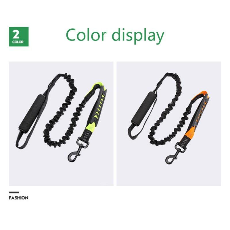 Durable Pet Dog Leash Tactical Bungee 2 Handle Quick Release Cat Dog Pet Leash - Elastic Leads Rope Military Dog Training Leash (2U70)