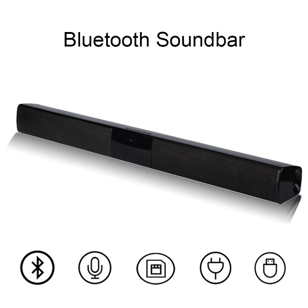 20W Wireless Bluetooth TV Soundbar Stereo Sound -Home Theater Sound Bar TF USB For TV PC (D57)(HA5)(HA2)(1U57)