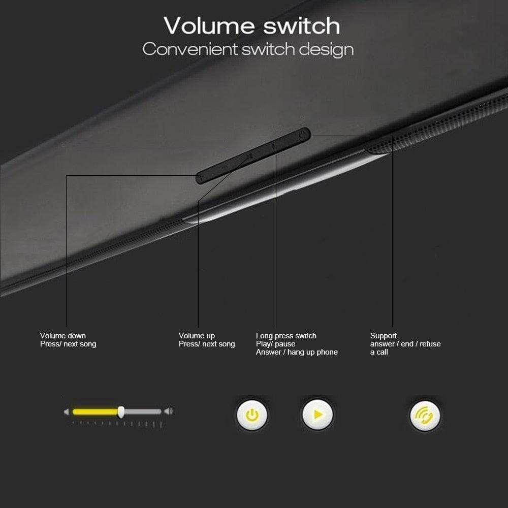 20W Wireless Bluetooth TV Soundbar Stereo Sound -Home Theater Sound Bar TF USB For TV PC (D57)(HA5)(HA2)(1U57)