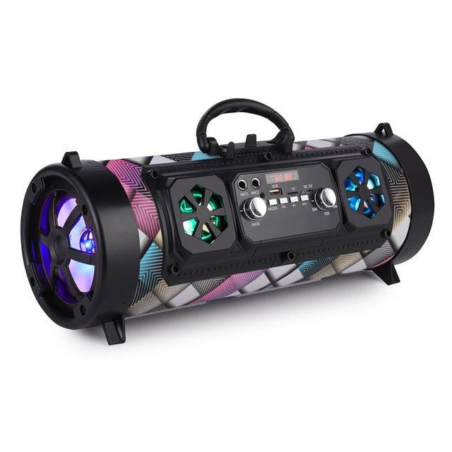 Portable Bluetooth Speaker Column Wireless Speaker Music Stereo Subwoofer Speaker Move KTV 3D Sound FM Radio (HA3)(HA)(1U57)
