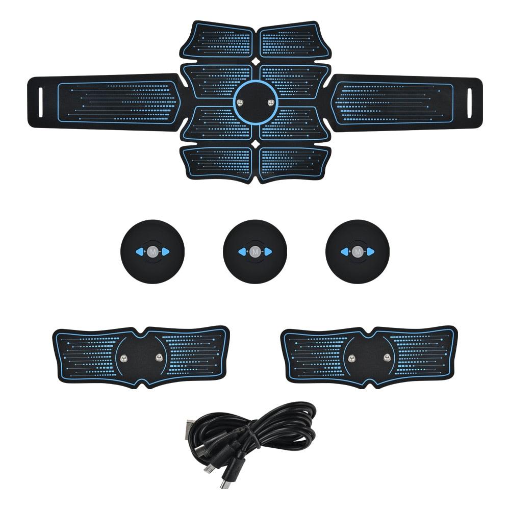 EMS Abdominal Muscle Stimulator Trainer USB Fitness Equipment Muscles Training (D80)(FH)(1U80)