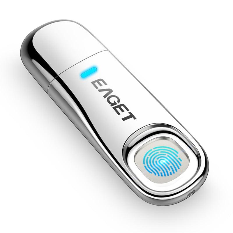 Great Fingerprint Recognition USB 3.0 Flash Drive - 128GB Pendrive 64GB Privacy Encrypted Pen Drive 32GB Top Security USB Drive (CA3)(F52)