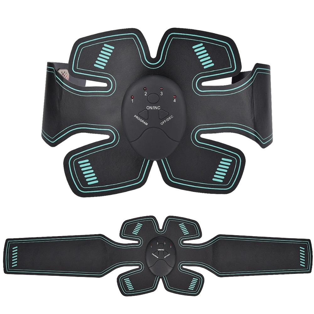 Electric ABS EMS Abdominal Muscle Stimulator Body Waist Trainer Fitness Slimming Belt Weight Loss Fitness Training (FH)(1U80)