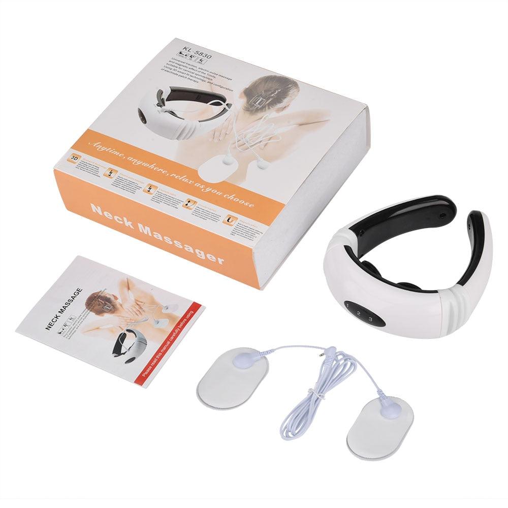 Electric Cervical Massager Magnetic Therapy Neck Back Kneading Infrared Heating Therapy (D86)(M5)(M1)(M2)(1U86)