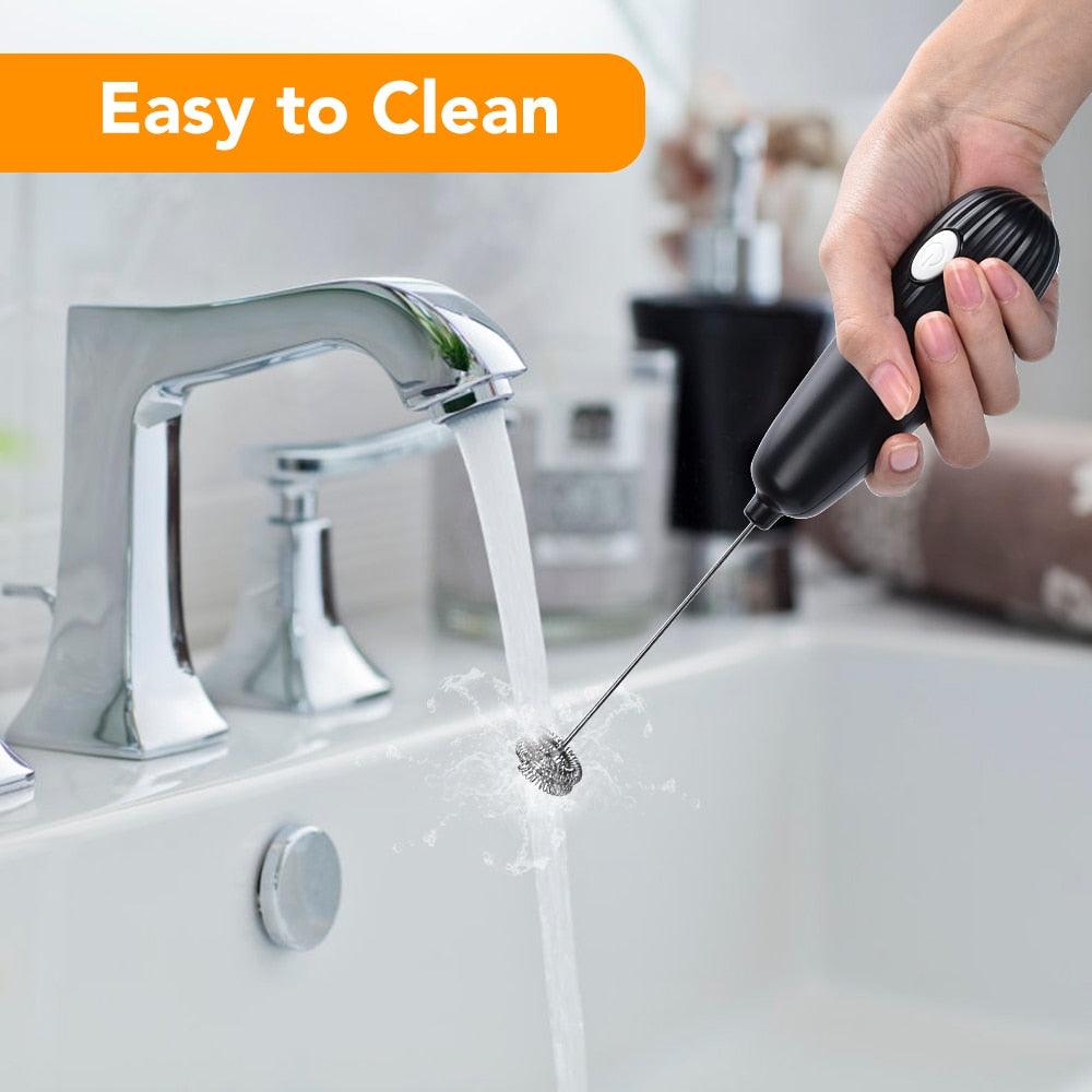 Great Electric Coffee Blender Milk Jugs Kitchen Whisk Mixer - Hand Milk Foamer for Coffee Cappuccino Creamer Frothy Blend (H2)(H7)(3H1)(1U59)