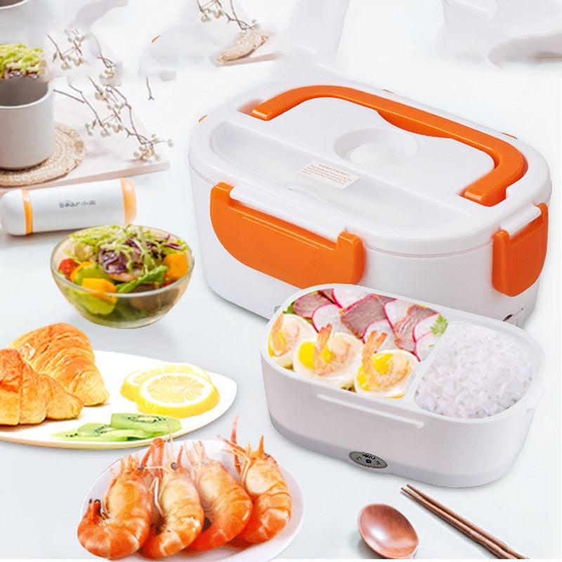 Electro-Thermal Lunch Box Container Portable Food Storage Containers Heated Bento Box (2AK1)(AK8)(F61)