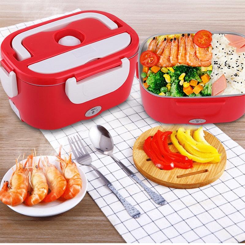 Electro-Thermal Lunch Box Container Portable Food Storage Containers Heated Bento Box (2AK1)(AK8)(F61)
