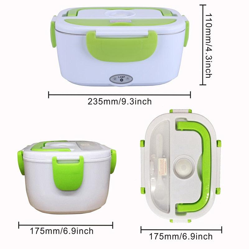 Electro-Thermal Lunch Box Container Portable Food Storage Containers Heated Bento Box (2AK1)(AK8)(F61)