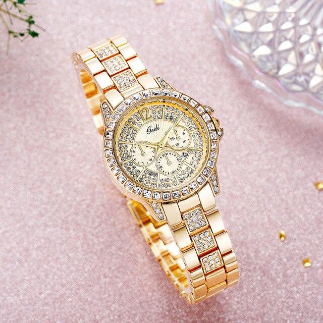 Elegant Lady Dress Watches - Luxury Top Rhinestone Women Watches (9WH3)