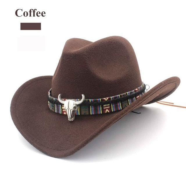 Great Ethnic Style Western Cowboy Hat - Jazz Hat - Western Cowboy Hat (2U102)