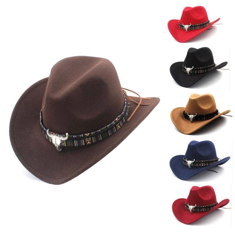 Great Ethnic Style Western Cowboy Hat - Jazz Hat - Western Cowboy Hat (2U102)