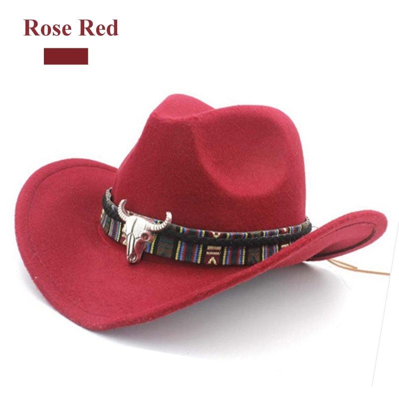 Great Ethnic Style Western Cowboy Hat - Jazz Hat - Western Cowboy Hat (2U102)