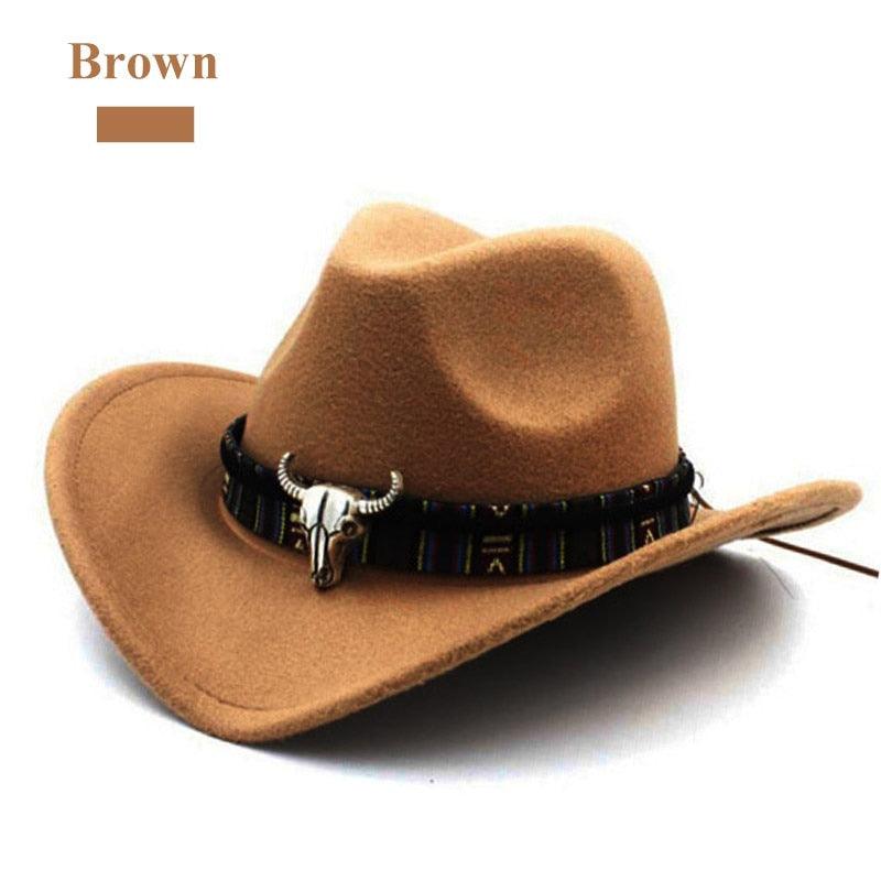 Great Ethnic Style Western Cowboy Hat - Jazz Hat - Western Cowboy Hat (2U102)