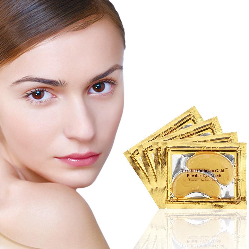 Eye Mask 30pcs=15packs High Quality Gold Crystal Collagen Eye Patches Dark Circle (M2)(1U86)(F86)