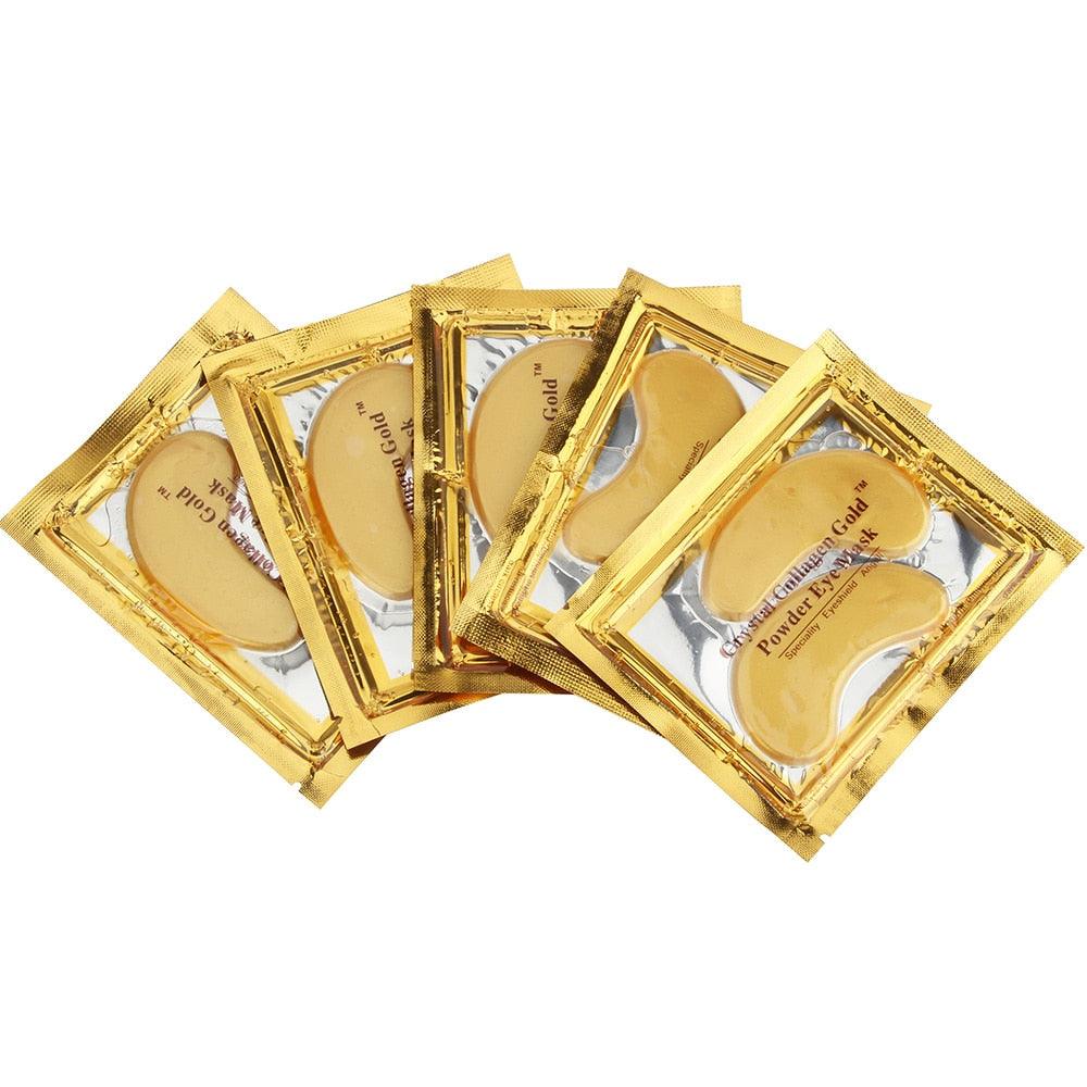 Eye Mask 30pcs=15packs High Quality Gold Crystal Collagen Eye Patches Dark Circle (M2)(1U86)(F86)