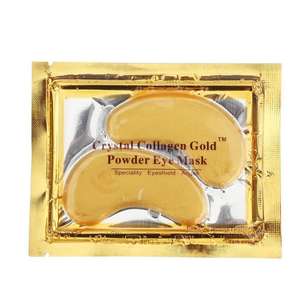 Eye Mask 30pcs=15packs High Quality Gold Crystal Collagen Eye Patches Dark Circle (M2)(1U86)(F86)