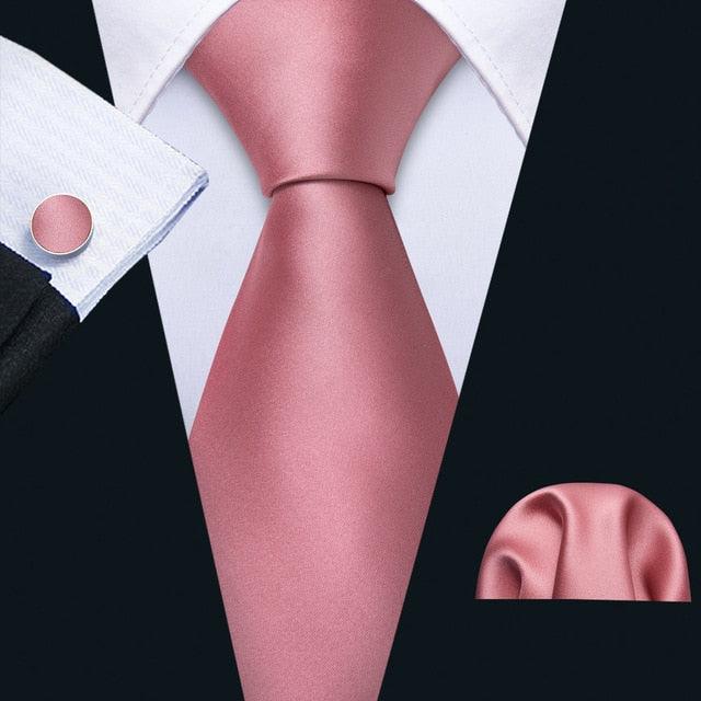 Trending Paisley 100% Silk Jacquard Tie - Hanky Cufflinks Set- Business Wedding Party Ties (2U17)