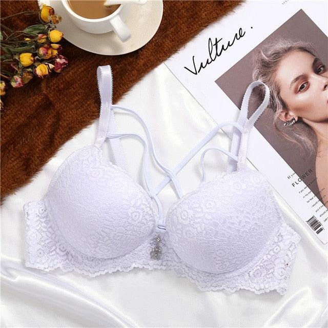 New Sexy Lace Women Bra - Front Beauty Convertible Strap Push Up Brassiere - Sexy Women Underwear (D27)(TSB2)