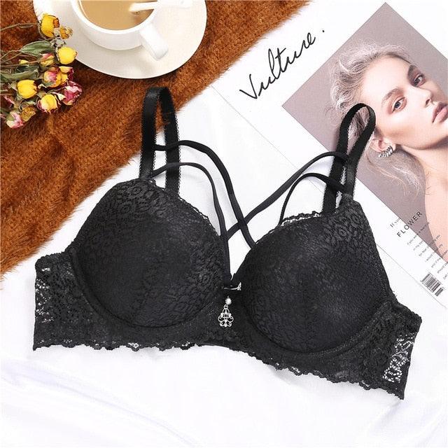 New Sexy Lace Women Bra - Front Beauty Convertible Strap Push Up Brassiere - Sexy Women Underwear (D27)(TSB2)