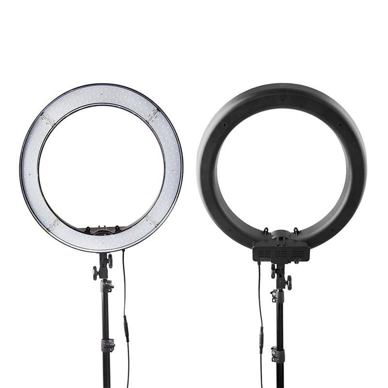 FOSOTO 18 Inch led Ring Light Photography Lamp Selfie Ringlight Led Ring Lamp With Tripod Stand For Makeup Youtube Tiktok (MC7)(1U54)