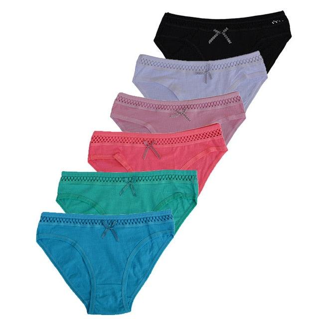Best Women's Underwear - Women's Panties Sexy Cotton Lace Briefs Intimates Lingerie 6pcs (TSP1)(TSP3)(F28)
