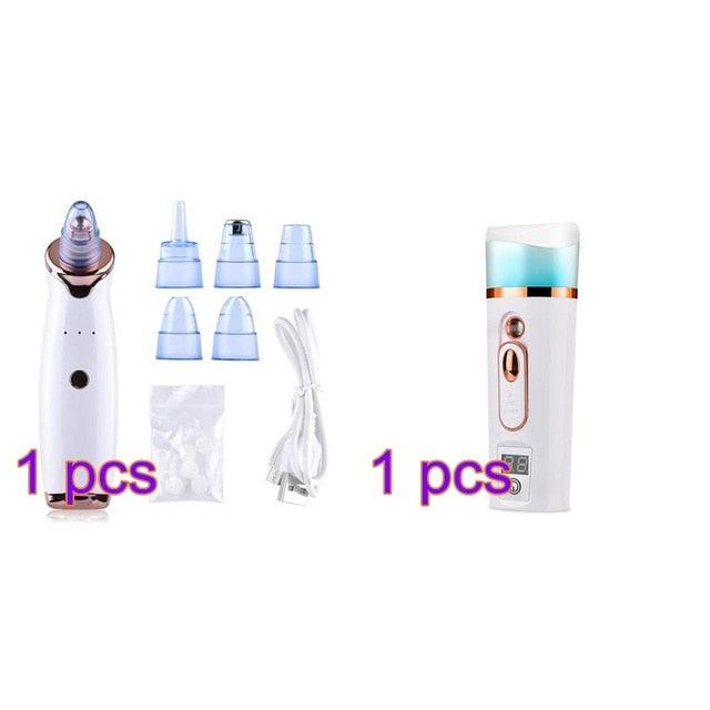 Facial Blackhead Remover Dead Skin Acne Pore Peeling Device Cleaning Skin Tool Vacuum Suck Out Blackhead (M5)(1U86)