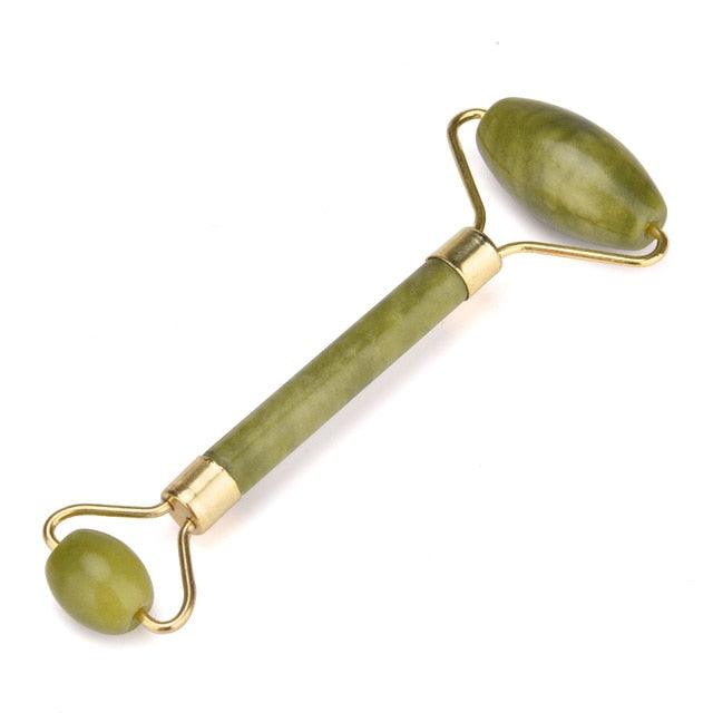 Facial Massage Roller Jade Double Head Face Slimming Body Head Neck Lifting Tool Facial Massage Roller(M5)(M1)(1U86)(F86)